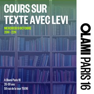 Cours sur texte avec Levi