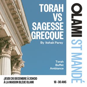 TORAH  VS  SAGESSE GRECQUE