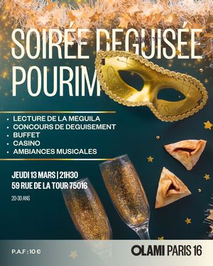 Soirée deguisé Pourim