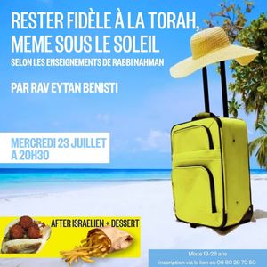 Cours By Rav Benisti