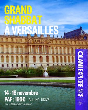 Grand Shabbat à Versaille