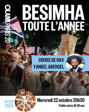 Cours By Rav Yankel Abergel