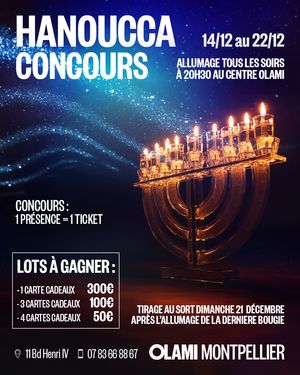 Hanoucca + Concours