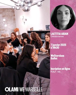 We'Ster class avec Laeticia Aidan dieteticienne