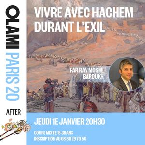 Cours By Rav Moshe Baroukh