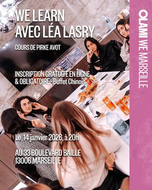 WE learn de Léa Lasry - Pirké Avot