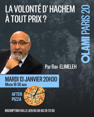 Cours By Rav Elimeleh