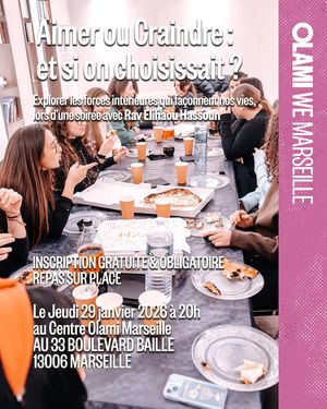 🩷We Learn🩷 - Aimer ou Craindre : et si on choisissait ? - une soirée avec Rav Elihaou Hassoun