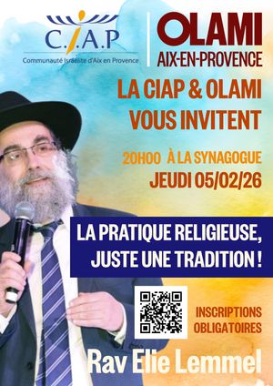 Conférence de Rav Lemmel