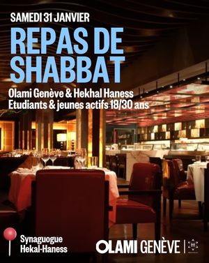 Repas Shabbatik à Hekal-Haness