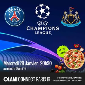 Olami Connect Paris 16 Special Garçons - Diffisusion Match PSG vs Newcastle