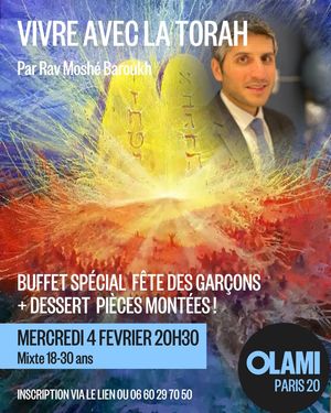 Cours By Rav Moshe Baroukh