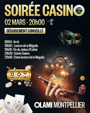 Soirée Casino - Pourim