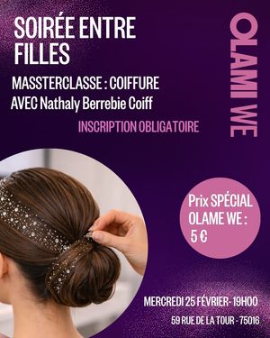 SOIRÉE OLAMI WE : MASTER CLASS  AVEC DEBO M.