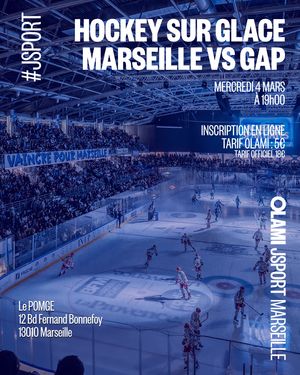 🏒 Match de Hockey sur Glace - Les Spartiates de Marseille VS les Rapaces de Gap