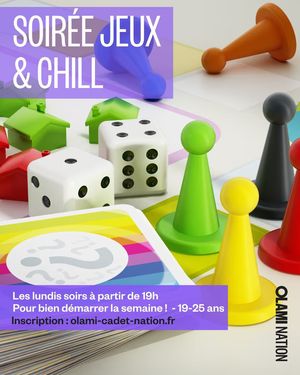 Soirée jeux & Chill