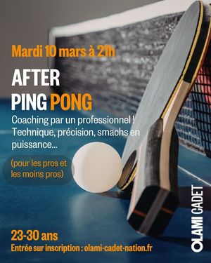 After ping-pong