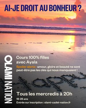 "Ai-je droit au bonheur ?" - 100% filles avec Ayala
