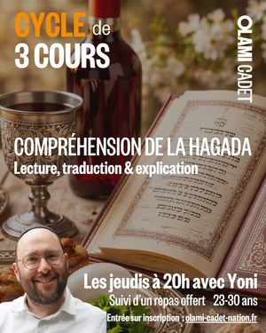 Compréhension de la Hagada avec Yoni