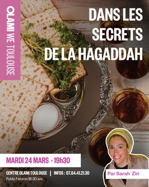 COURS OLAMI WE - Dans les secrets de la hagadda