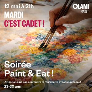 Mardi c'est Cadet : Paint & Eat !