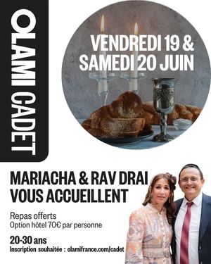 Chabat avec Mariacha & Rav Drai