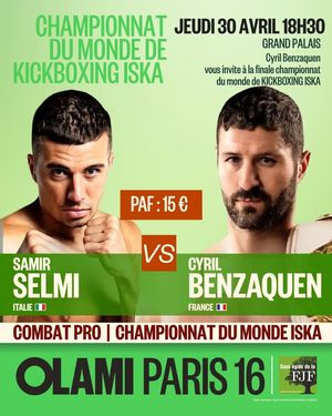 CHAMPIONNAT DU MONDE DE KICKBOXING ISKA
